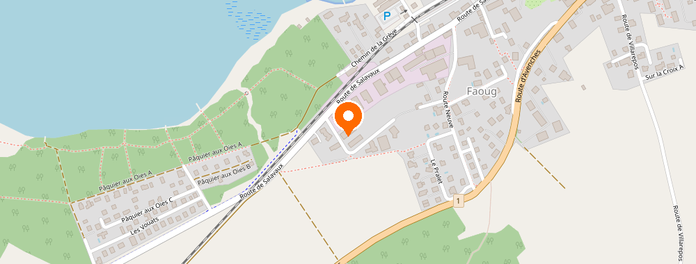 Localisation Innov-Concept — Chemin des Prés du Village 1, 1595 Faoug
